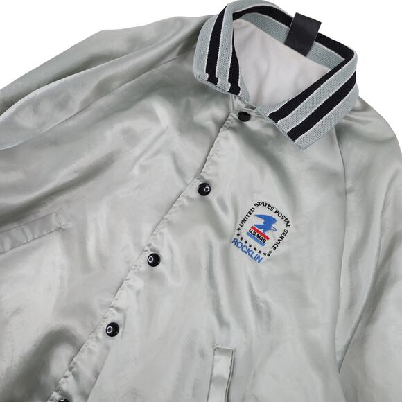 Vintage USPS Satin Bomber Jacket - Picture 3 of 9